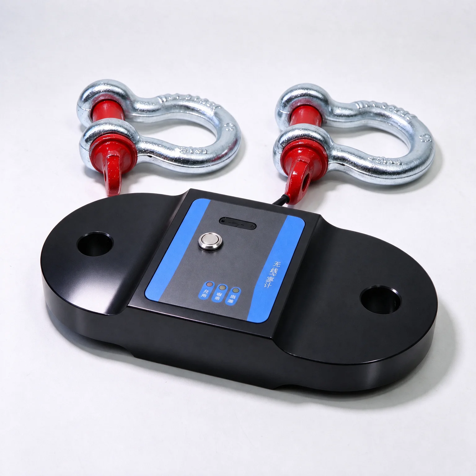 Wireless Load Cell Lifting Force Gauge With Built-in Display Shackle Load Cell 10T 12T 15T 20T 25T For Port Hoisting Equipment