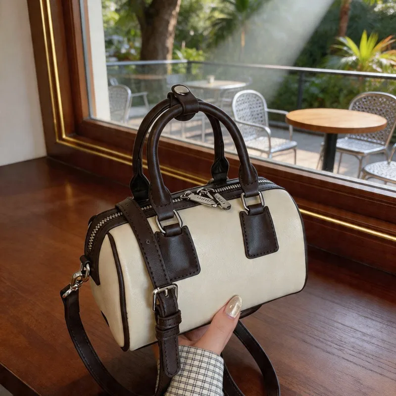 boston-bag-crossbody-shoulder-bag-women's-commuter-bowling-color-collision-2026-new-style-high-end-feelings-single-shoulder-s