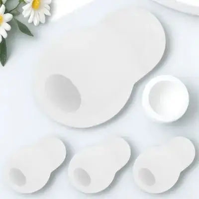 4 pcs Stethoscope Silicone Tips Replacement Halloween Christmas New Year Non Slip Ear Tips Nurse Nurses Nursing Nurse Student