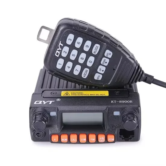 QYT KT-8900R 25W Mini Mobile Radio FM Transceiver Station Quad Band VHF UHF 136-174MHz 400-480MHz Duad Band Display Car Radios