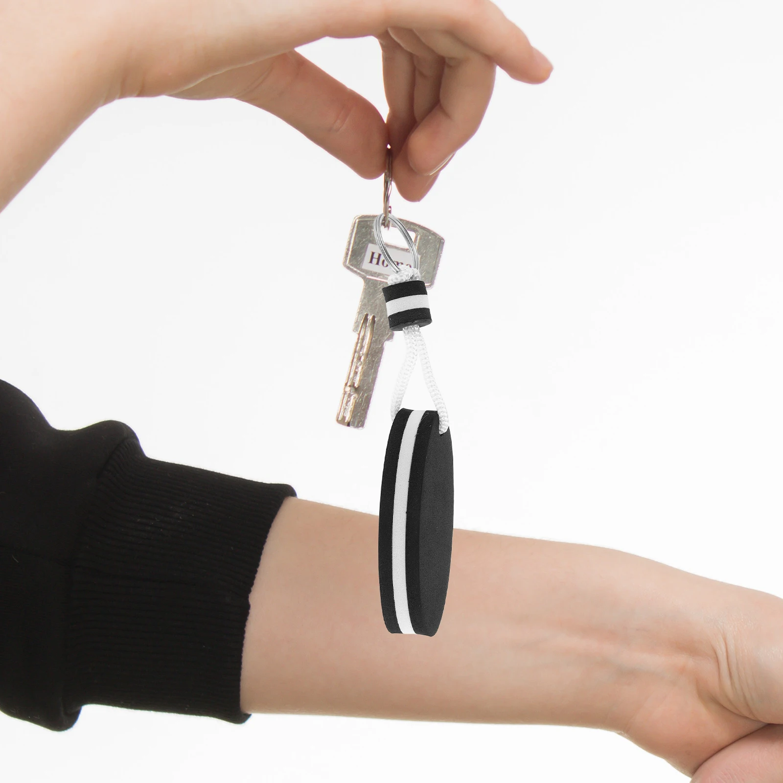 

6pcs Surfboard Keychain Oval Floating Key Ring For Water Sports Boat Keys Storage Decorative Accessory Buoyant Keychains