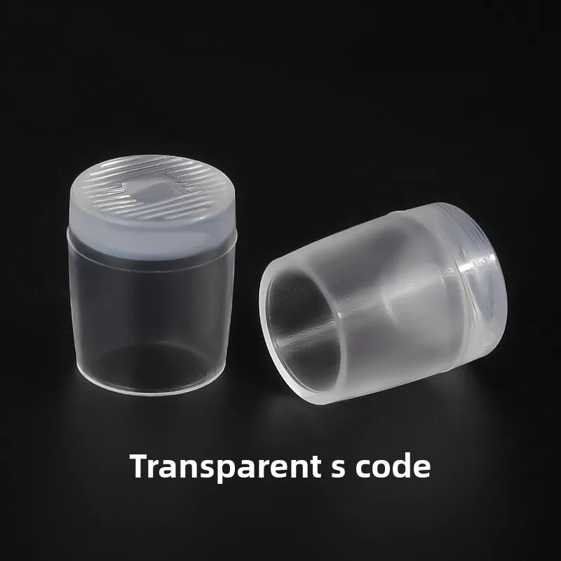 Transparent High Heel Protector Caps Wear Resistant Anti‑Slip Noise Reduction Heel Covers Anti‑Abnormal Sound Thin Heel Shoe