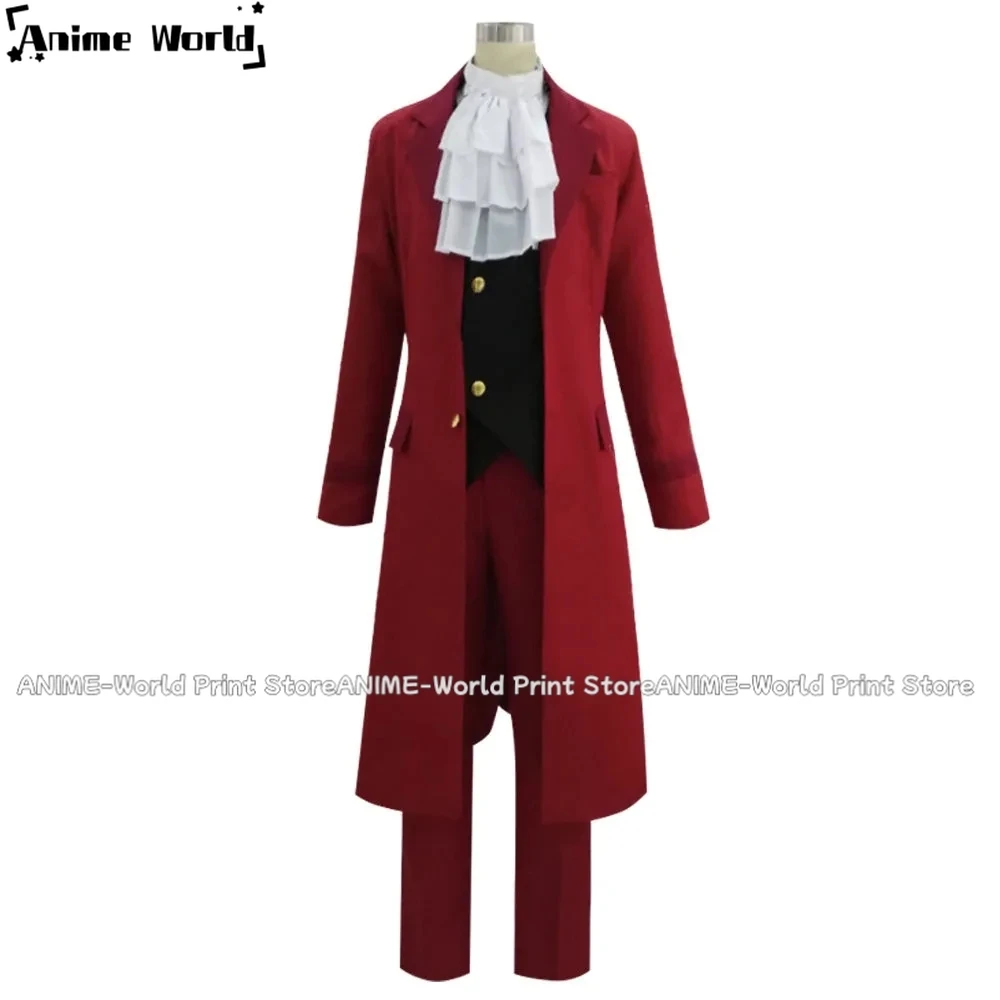 

《Custom Size》Anime Ace Attorney Gyakuten Saiban Miles Edgeworth Cosplay Costume Any Size