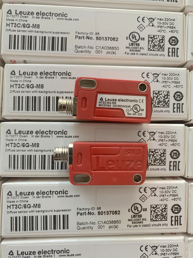 

Leuze Photoelectric Switches HT3C/6G-M8 HT3CL2/2N HRTR 3B/66-S8