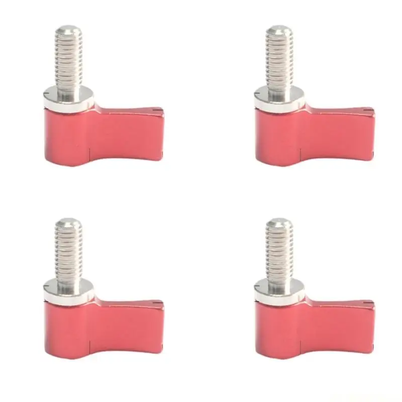 E56B 4pcs Set Heavy Duty L Type Mini Handle Fastener Aluminum Alloy for Professional Photography Gear