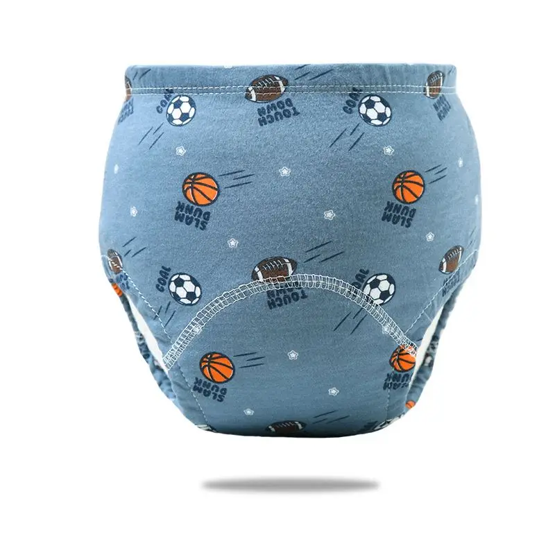 5PC Baby Töpfchen Wc Training Hosen Windeln Cartoon Jungen Mädchen Unterwäsche Baumwolle TPU Wasserdichte Höschen Mehrweg Windeln