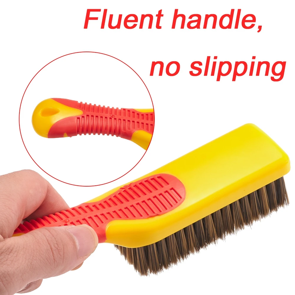 Detailing Brush Car Cleaning Brush Scrub Brush for Interior Leather Cleaner Carpet Upholstery Fabric Shoe Sofa Shower Bathroom