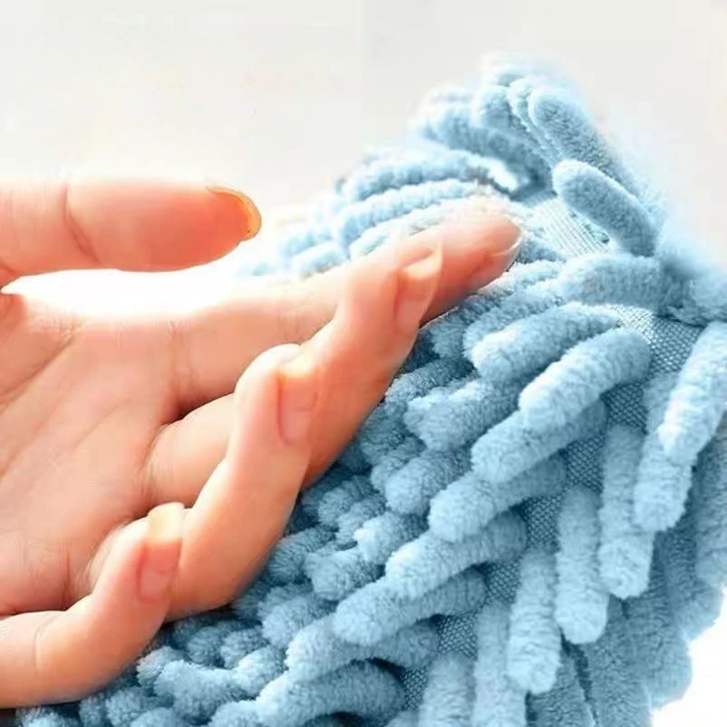 Quick Dry Hand Towels Kitchen Bathroom Hand Ball with Hanging Loop Microfiber Super Absorbent Cleaning Cloth