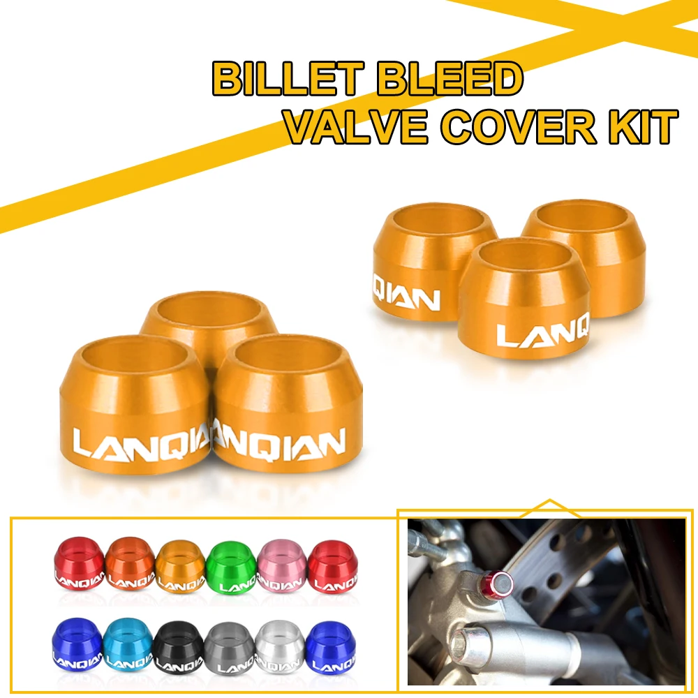 

FOR SUZUKI GSR 750 2010 2011 2012 2013 2014 GSR750 Motorcycle Accessories CNC Aluminum Billet Bleed Valve Cover Kit