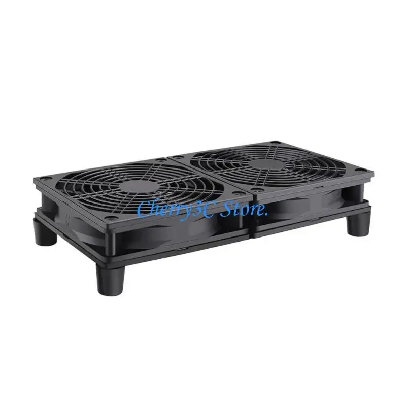 

83CE 2x120mm Computer Fan 2400RPM with Adjustable Speed for PC Chassis Temperature Control Water Cooling Syetem Fans