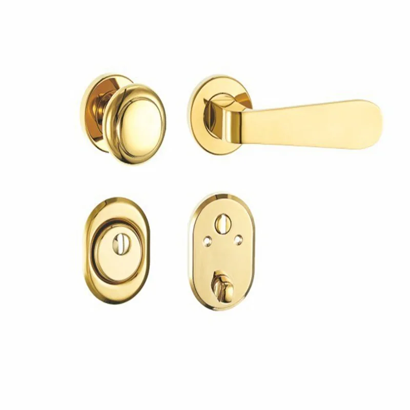 

Liwang hardware into the door hardware ZH-019B split handle combination titanium gold gray simple fashion handle