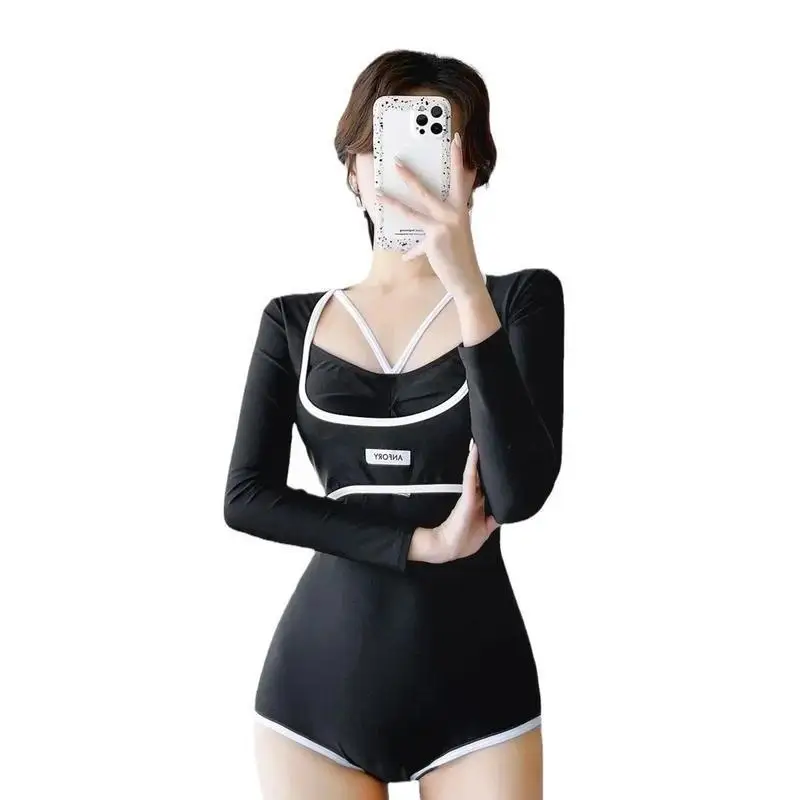 Women Summer Sexy Backless Push Up Swimsuit Korean Bandage Swimwear Bikini Beach Bikini One Piece Swimsuit Dropship