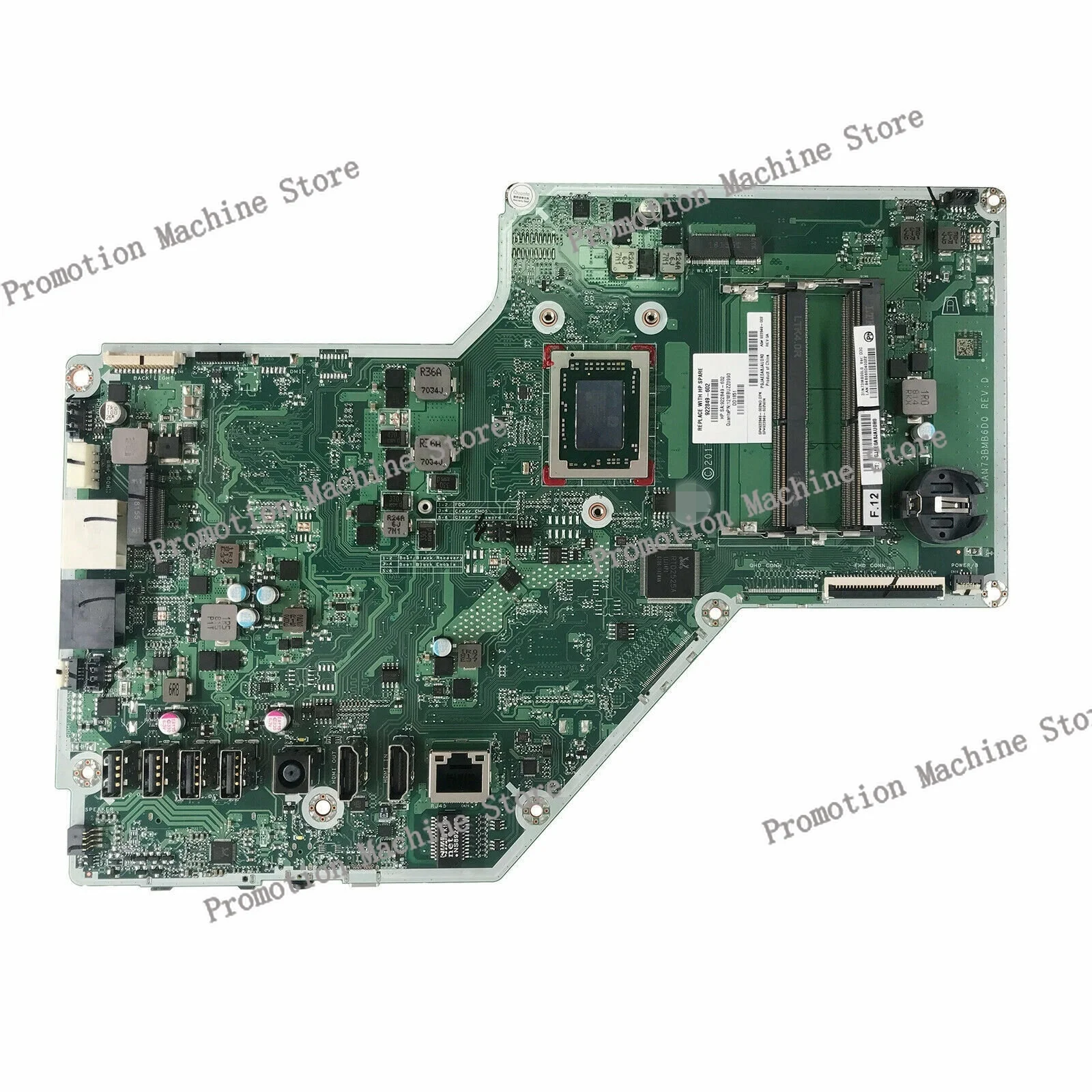 

НОВИНКА для HP 24-R 27-R 24-R016LA AMD A10-9630P 922849-001 922849-601 Материнская плата AIO 922849-002 DAN73BMB6D0 с AMD A12-9730P