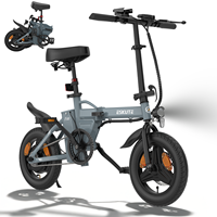 ESKUTE F100 Electric Bike 250W Motor 36V 9AH battery for adults Electric Bicycle 14 inch Tire city E-Bike