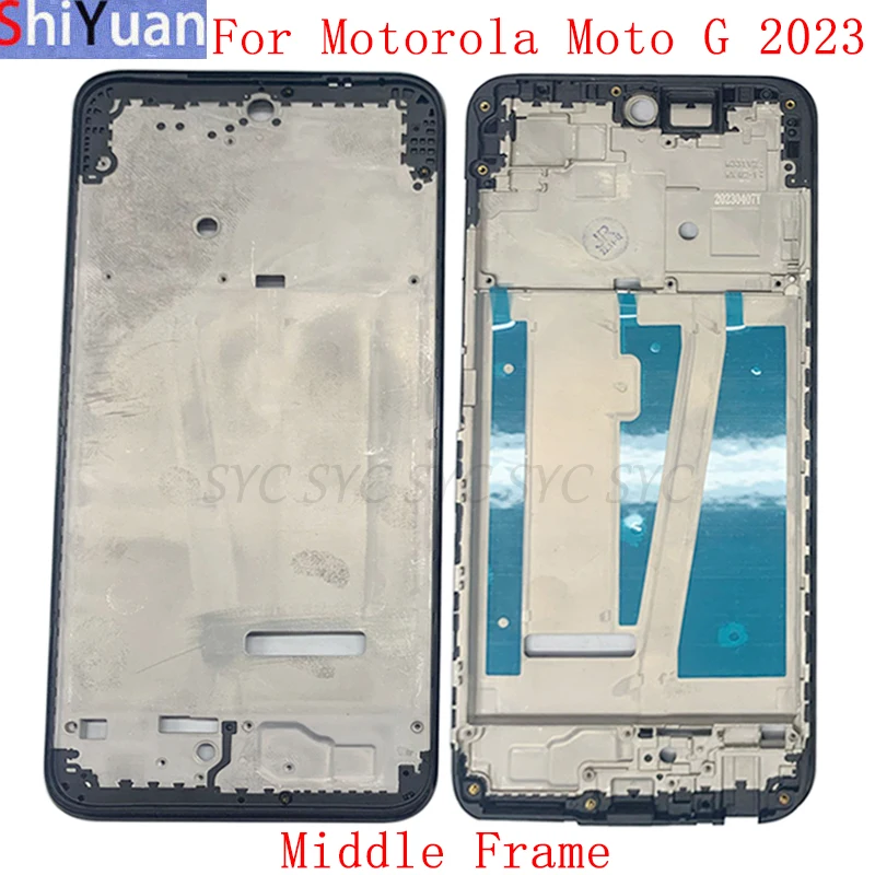 

Housing Middle Frame LCD Bezel Plate For Motorola Moto G 2023 Phone Metal LCD Frame Replacement Parts