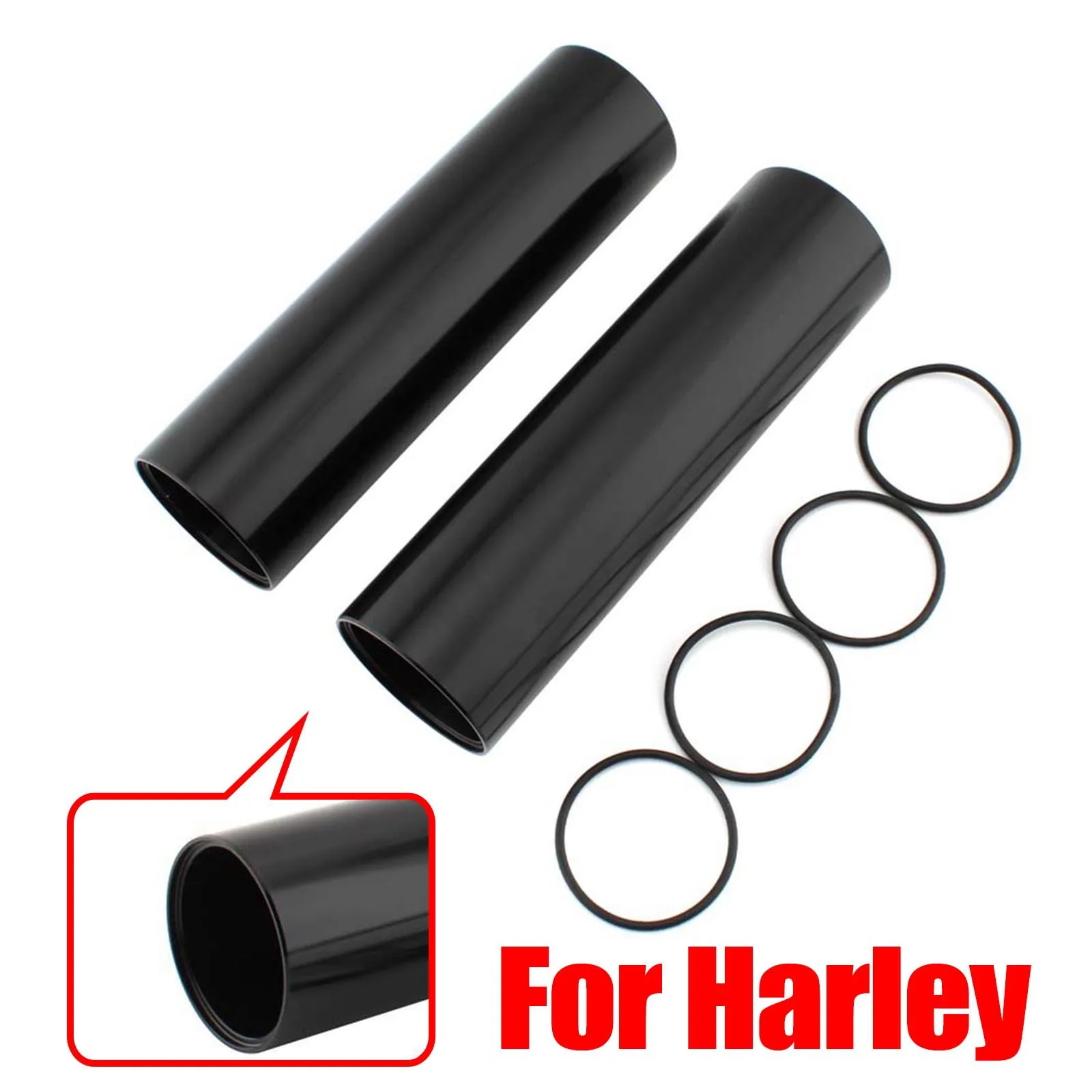 Front Fork Cover Motorcycle  Pipe Fit Harley Sportster XL 1200X XL1200C 2010-2015 Forty-Eight