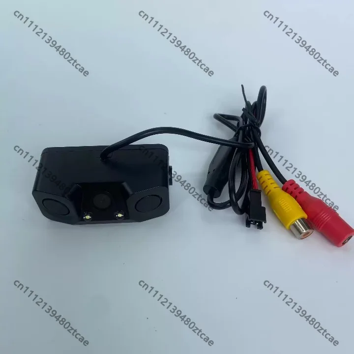 3‑in‑1 Car Reverse Radar Camera Backup Parking Monitor System Buzzer Alarm Visual Rear View Parking Assist Kit