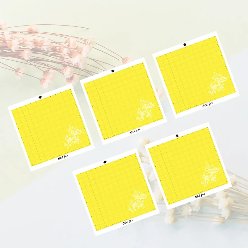 5 pcs 12 Inch Cutting Mat Self Healing Non Slip For Craft Quilting Geometry Scale Design Cutting Machine Pads Carving Boards