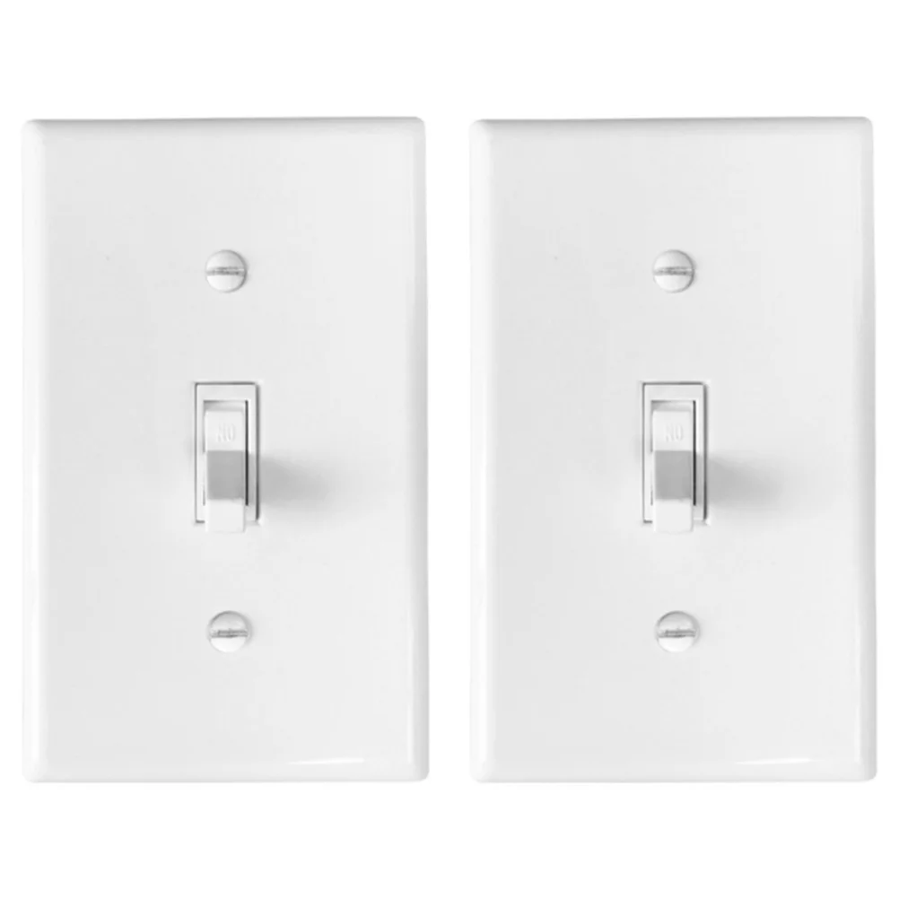 

4pcs Switch Lightweight Insulation Anti-Scratch For Home Office Kitchen Cafe Hotel Wall Light Toggle Mechanism