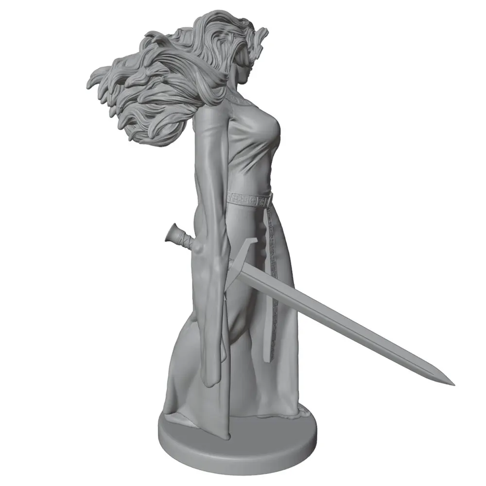 Miniatura de resina 75mm para coleccionismo – Figura sin pintar 1/24 - imagen 3
