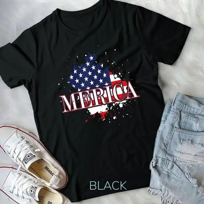 Merica Outfit For Men And Women 4th Of July American Flag T Shirt Unisex T shirt