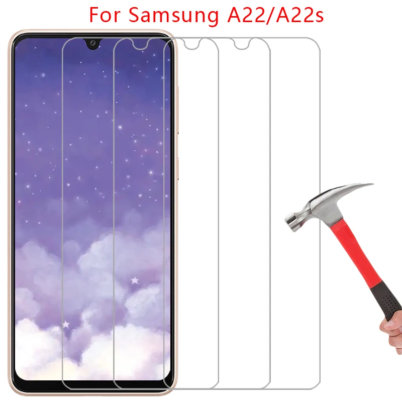 

protective tempered glass for samsung galaxy a22s a22 4g 5g screen protector on samsunga22 galaxya22 a 22 s 22s 22a film samsumg