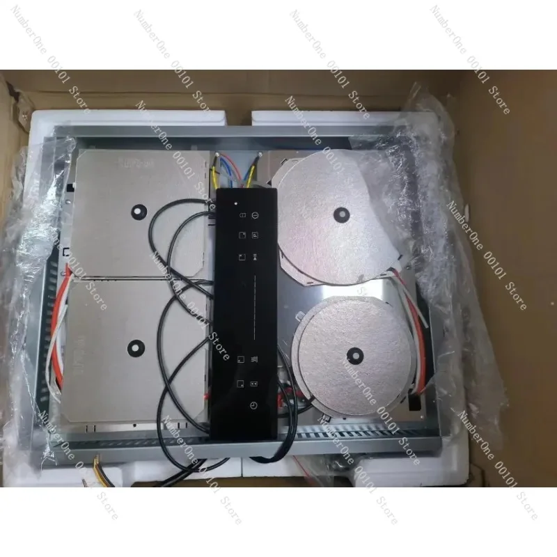 2 Burner Built‑in Hidden Induction Cooktop 220V Touch Control Electric Stove Under Marble Granite Countertop