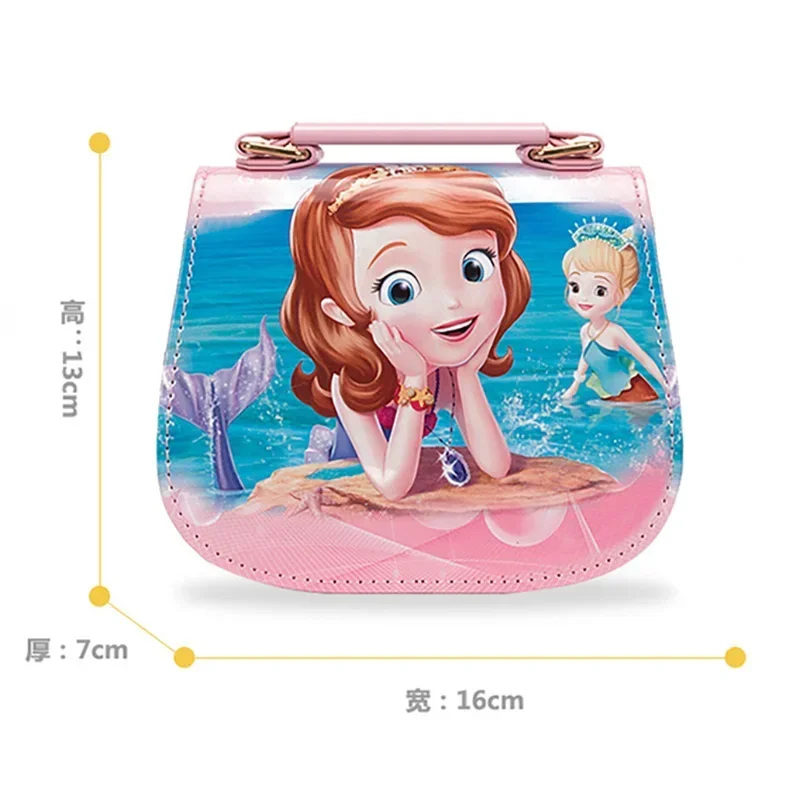 Disney Frozen 2 Elsa Anna Princess Childrens Toys Shoulder Bag Girl Sofia Princess Baby Handbag Kid Fashion Shopping Bag Gift