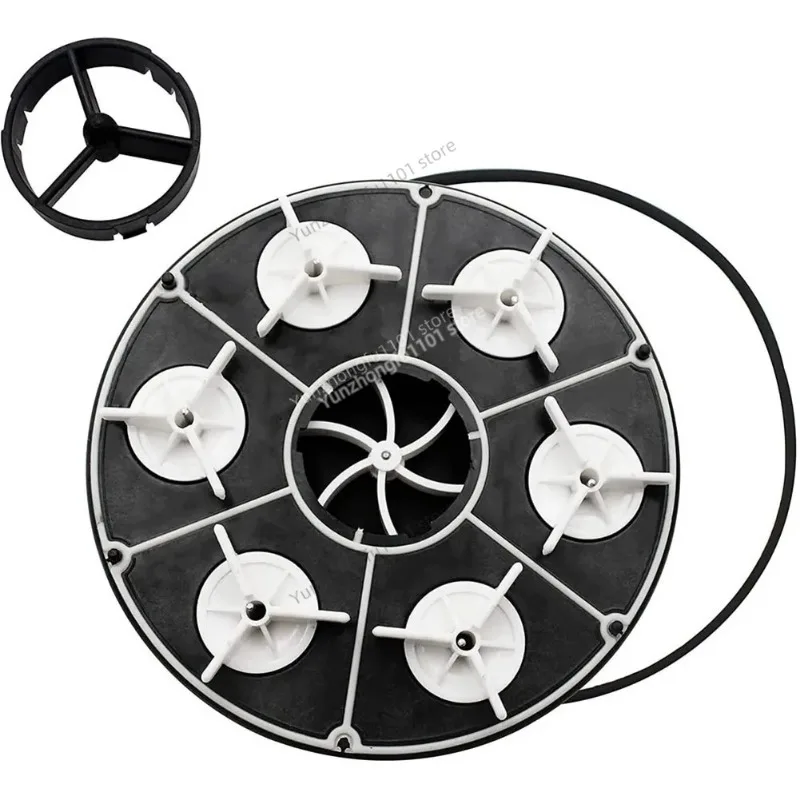 004302440800 6‑Port In‑Floor Water Valve Module, Replacement Kit with Valve Shell O‑Ring for Paramount Pool Spa System