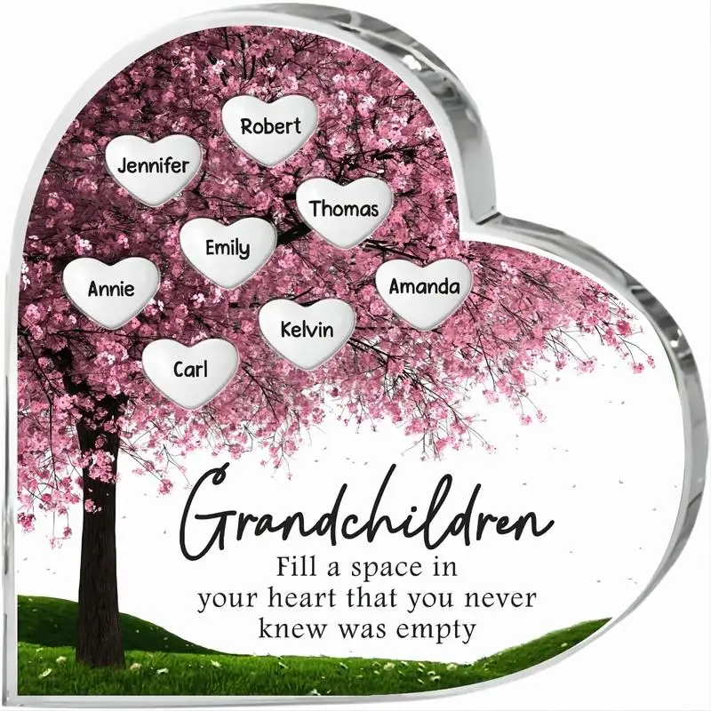 Personalized Acrylic Plaque, Mothers Day Gifts for Grandma, Farmhouse Decor, Spring Decor, Grandma Gifts