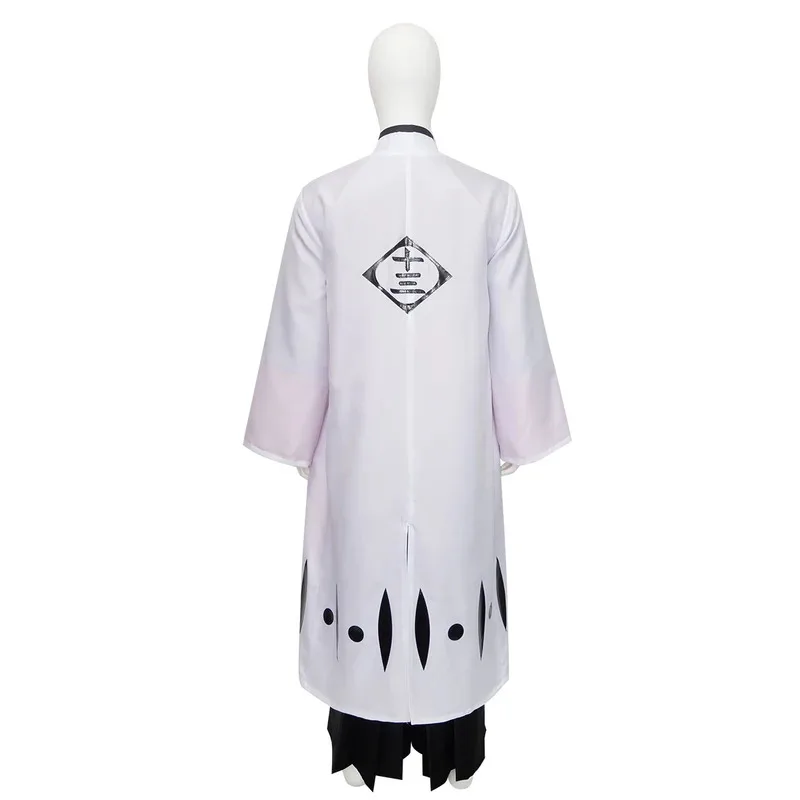 BLEACH 13th Division Captain Jushiro Ukitake 코스프레 의상 시로우짱 시니가미 캡틴 Shihakusho Kimnono