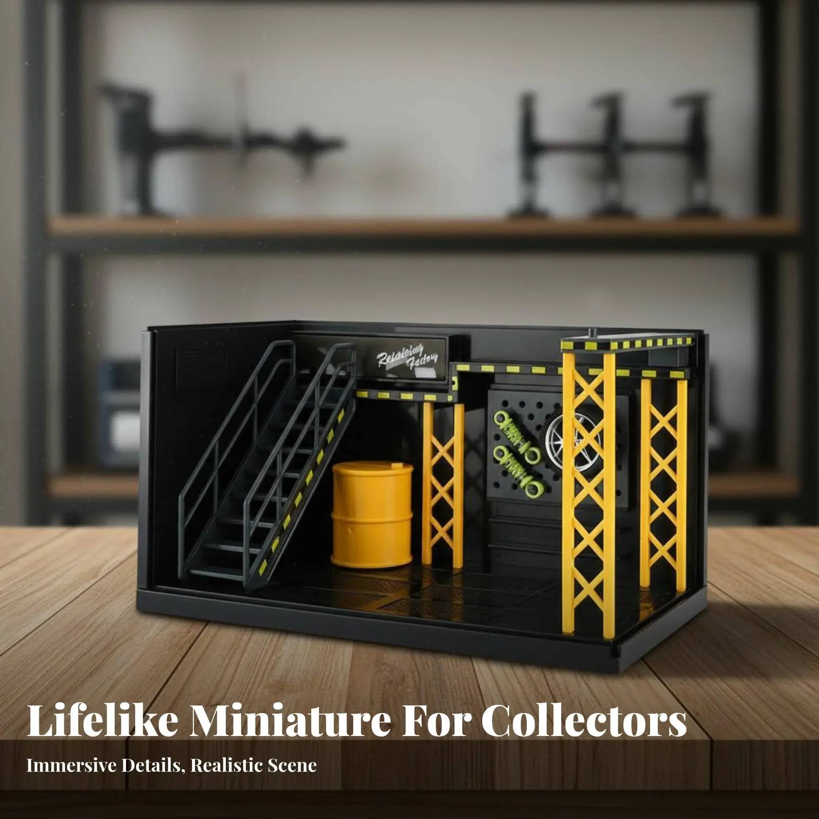 

DIY Parking Lot Model Easy to Keep Car Repair Shop Playset Town Traffic Play Mat Indoor Outdoor Use Street Layout Rug