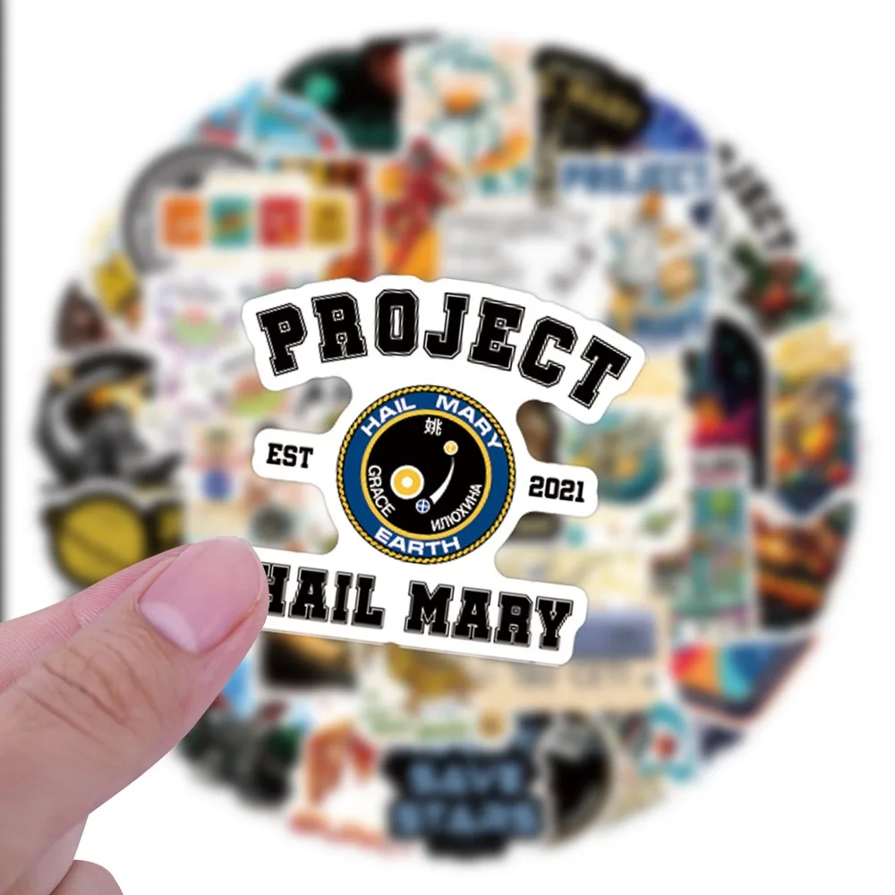 55/110Pcs Project Hail Mary Stickers Decals For Laptop Scrapbook Luggage Guitar Helmet DIY Graffiti Aesthetic Stickers