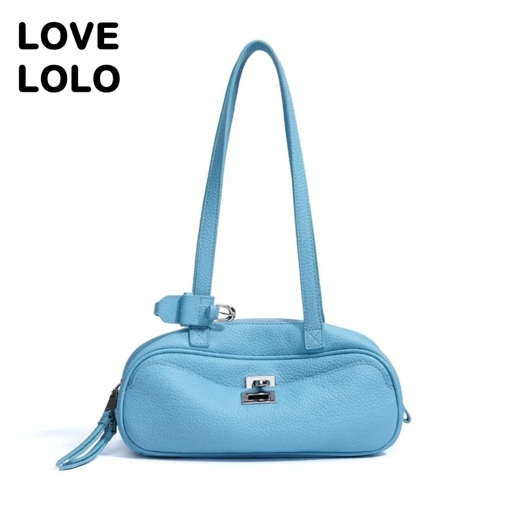 

2025 Luxury Genuine Leather Handbag for Women First Layer Cowhide Designer Tote Bag Shoulder Bag Crossbody Purse Elegant Satchel