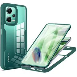 360° Full Shockproof Silicon Protection Case For Redmi Note 13 12 11 10 9 Pro Plus 5G For Xiaomi Poco F5 F6 X4 X6 Soft Funda
