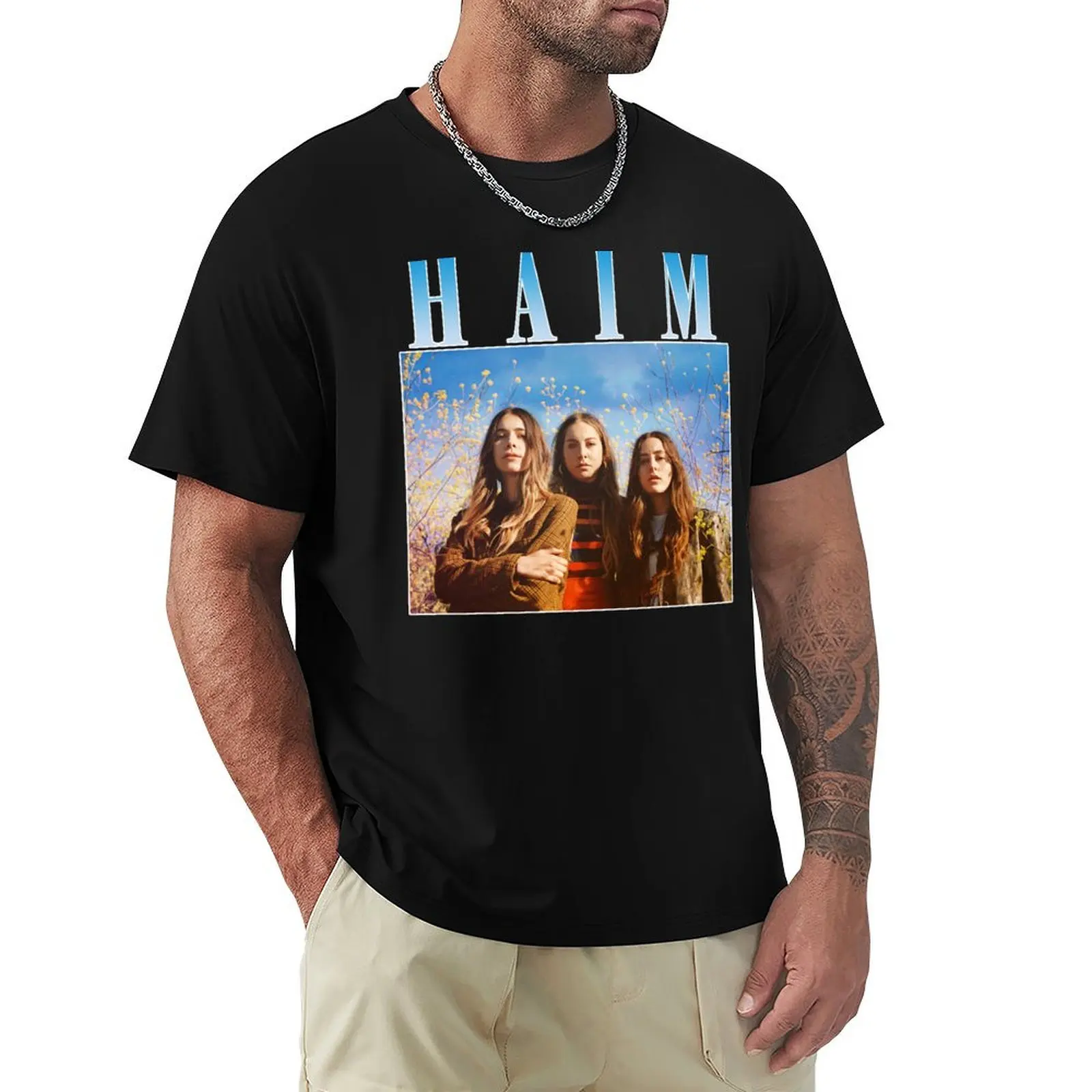 HAIM Homage Tee T-Shirt Gym Wear Breathable Short Sleeve Tee
