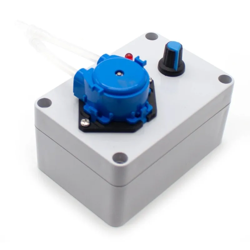 Micro Peristaltic Pump Laboratory Food Grade Self-Priming Pump Circulating Metering Pump 10-70ML/MIN Adjustable with Foot Switch