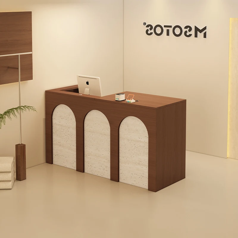 

Adapted Reception Desk Glamor Deepcool Register Modern Reception Desk Restaurant Service Recepcion Mostrador Beauty Furniture