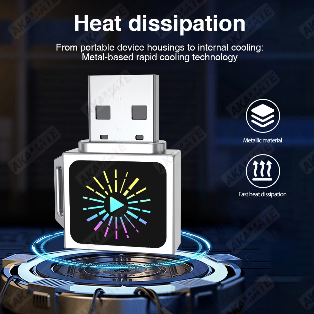 اللاسلكية CarPlay Android Auto Adapter التوصيل والتشغيل بلوتوث السلكية إلى CarPlay اللاسلكية Android Auto 2in1 Mini Ultra Dongle #4