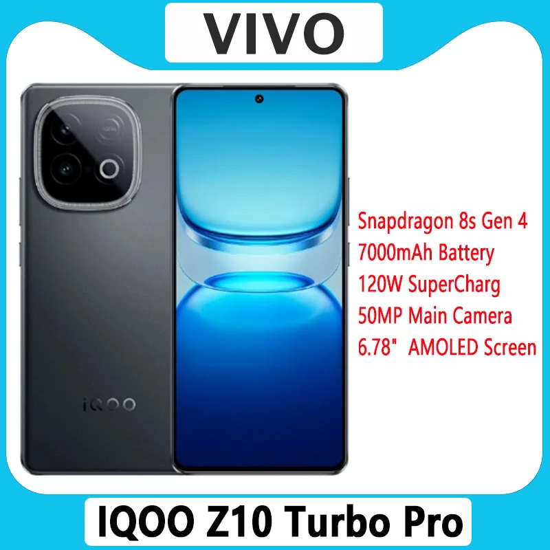 VIVO IQOO Z10 Turbo Pro 7000mAh 120W SuperVOOC 50MP OIS OTA