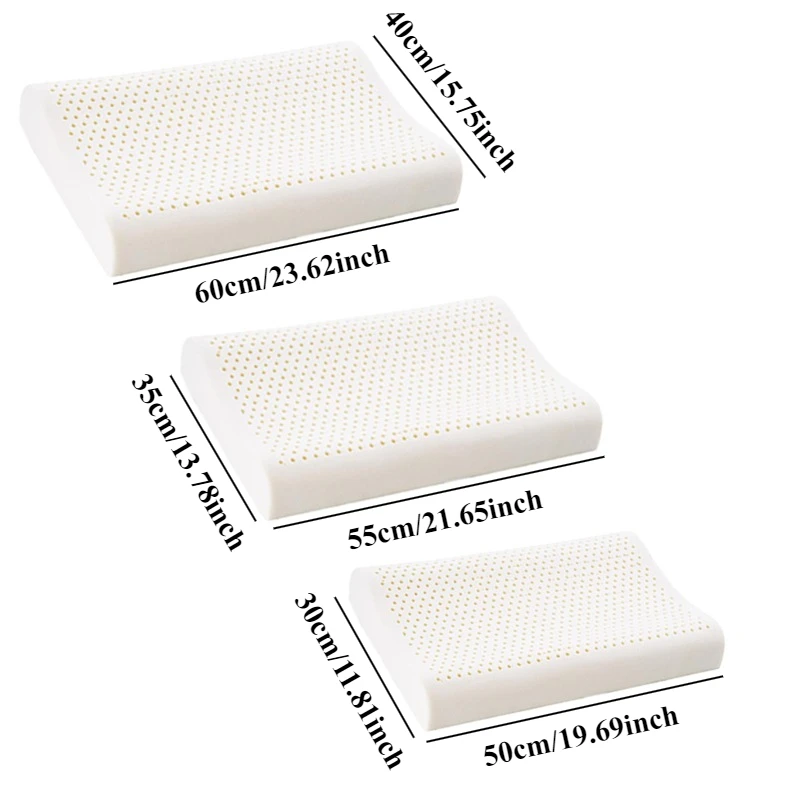 جديد تايلاند وسادة رغوة الذاكرة انتعاش بطيء محبوك النسيج العظام وسادة دعم عنق الرحم للبالغين المنزل استخدام هدية فكرة #6