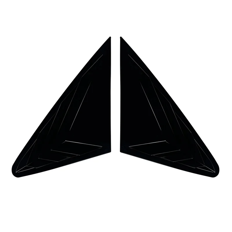 

Car Rear Triangular Window Louvers Shutters Blinds Cover Trim Foraudi Q5 FY Coupe 2018-2024 Bright Black-A14Z
