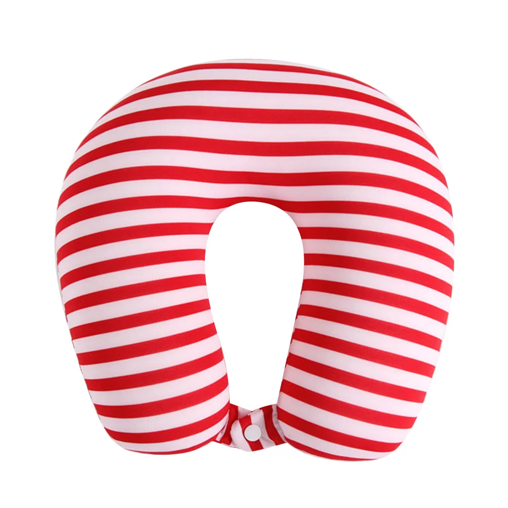 

Luxshiny U Shaped Neck Pillow Travel Cushion for Airplane Car Trip Comfortable Horseshoe Headrest Spandex Case