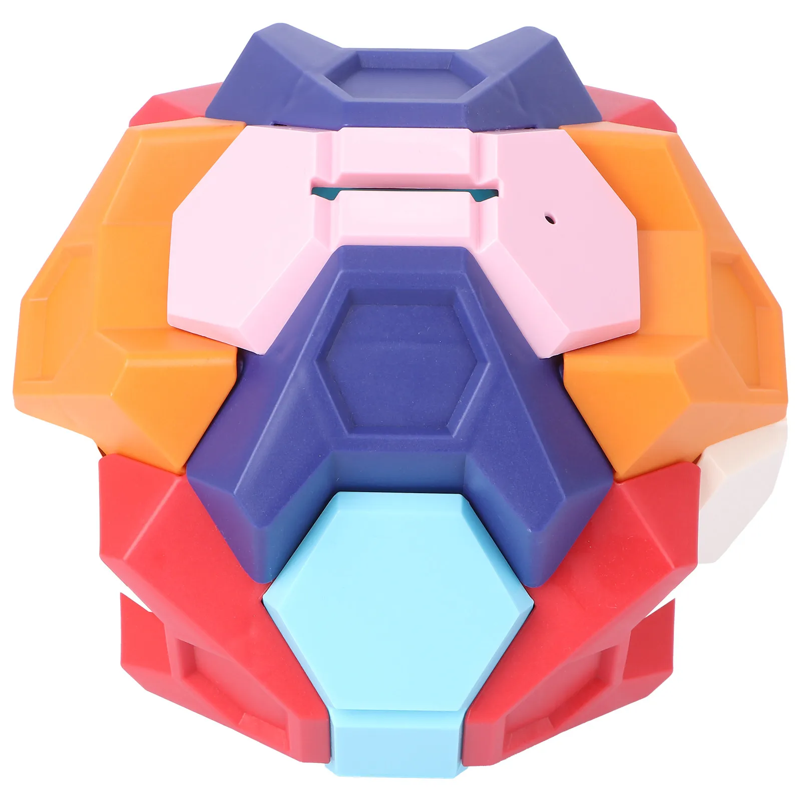 

1Pcs Transformation Blocks Money Pot Educational Saving Pot for Kids Coin Bank Hollow Design Sound Bell Hand Eye Coordination