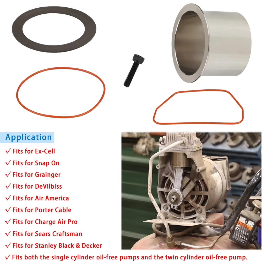 K-0650 Cable Air Compressor Service Kits Air Compressor Cylinder Sleeve For Craftsman Devilbiss Porter Cable Air Compressor