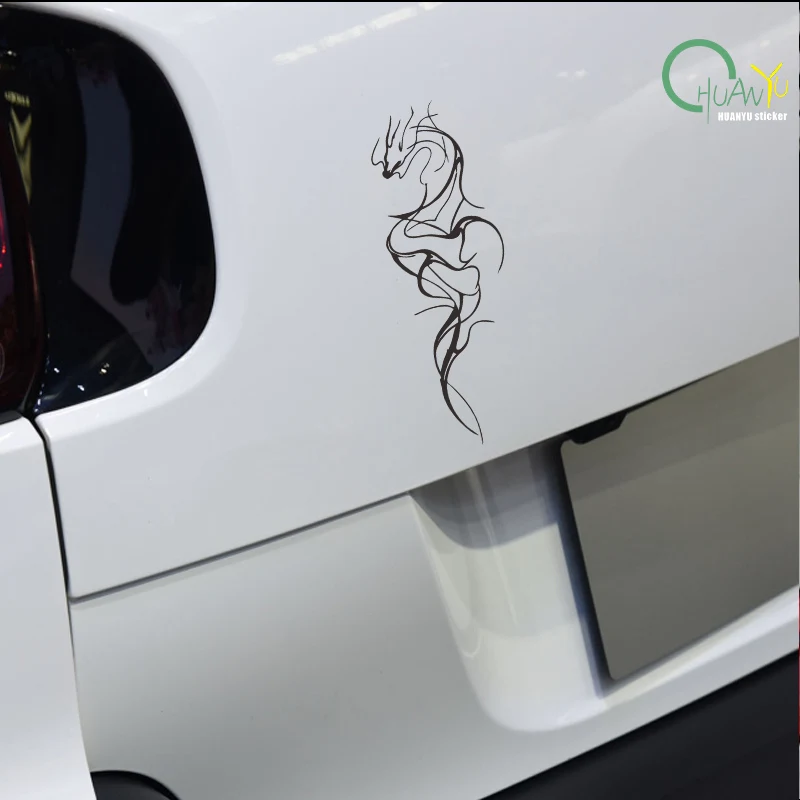 Divine Dragon Angel Six-Wing Totem Car Sticker Personalized Modification Waterproof Reflective Body Decal