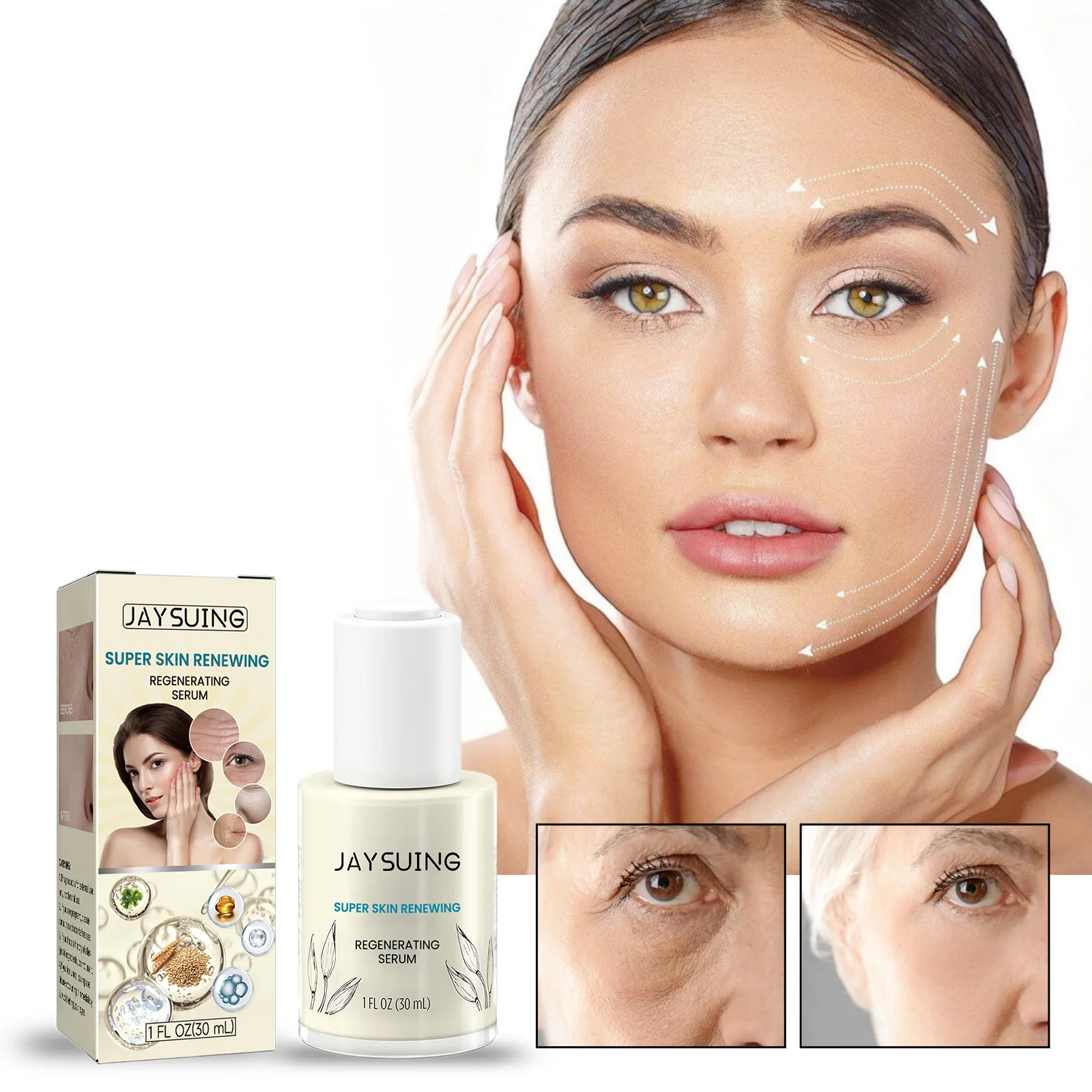 Anti-aging Face Essence Lighten Fine Lines Hydrating Moisturizing Firming Anti-Wrinkle Lifting Skin Care Essence