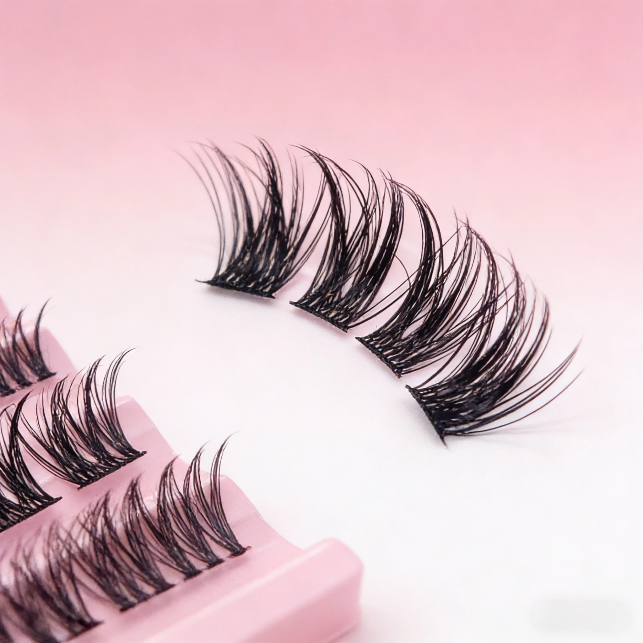 14 Rows 280 Clusters 40D Mix 9-16mm Cluster Lashes Extension Natural Thick Fake Eyelash 3D Strip Individual Lashes