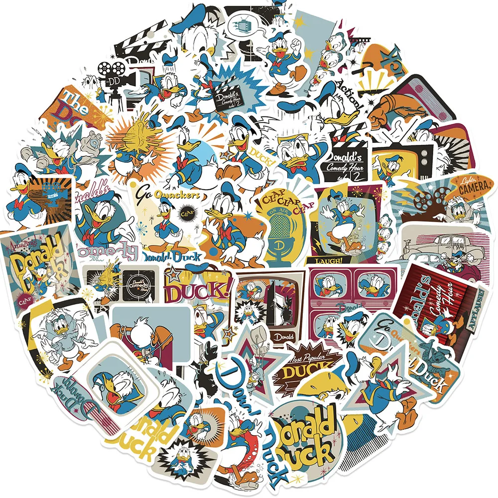 10/30/50pcs Disney Cartoon DonDonald Fauntleroy Duck Graffiti Stickers DIY Laptop Suitcase Phone Decoration Sticker Kids Toys