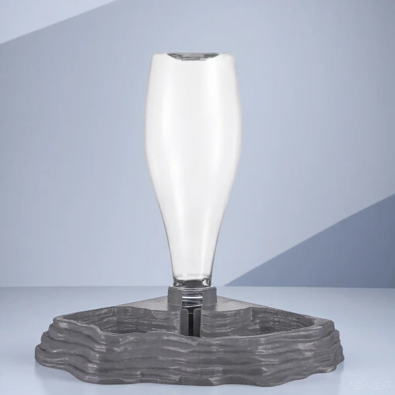 

Reptile Waterer Automatic Feeder Premium Plastic Refill Bowl for Tortoises Lizards Geckos Stable Base Easy Clean Drinking